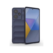 Redmi Note 13 Pro Plus 5g Kılıf Esnek Tpu Oyuklu Arka Yüzey Tasarımlı Klfs Etnik Silikon Kapak - Lac Lacivert