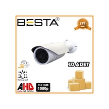 2 Mp 1080p 42 Led Bullet Ahd Güvenlik Kamerası 10 Adet Koli