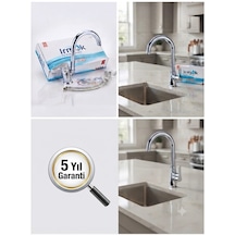 Tasarım Ve Dayanıklılık: Irmak Su Armatürleri Krom Lavabo / Lavabo Bataryası Montaj Seti Dahil Su Tasarruflu