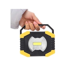 Ulzyvf Usb Taşınabilir Spot Siyah Şarj Led Işığı Işığı Güneş Feneri El Edilebilir Çalışma 50w Pz Siyah