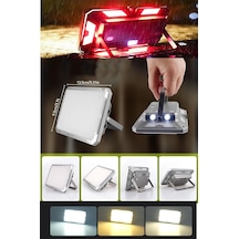 Kxk-686 Şarjlı 3 Renk Işıklı 50watt Mini Projektör 7 Mod