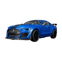 1:18 Simüle Edilmiş Mustang Gt500 Spor Araba-mavi