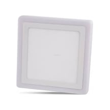 Elektrikhouse 24 Watt Sıva Üstü Kare Panel Led Spot Beyaz Işık Beyaz