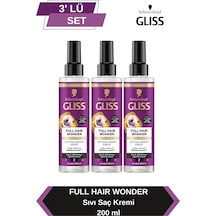 Full Hair Wonder Dökülme Karşıtı Sıvı Saç Kremi 200 Mlx3 Adet