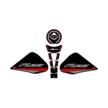 GP Kompozit  Yamaha R25 2015-2018 Uyumlu Tank Pad Seti Kırmızı