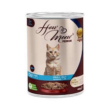 How Meow Pate Balıklı Parça Etli Yetişkin Kedi Maması 12 x 400 G