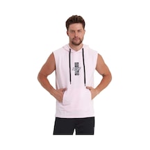 Adams Erkek Kapüşonlu Kanguru Cepli Kolsuz Sweatshirt 001