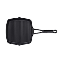 Lava Döküm Izgara Tava Metal Saplı Ölçü 26x26CM