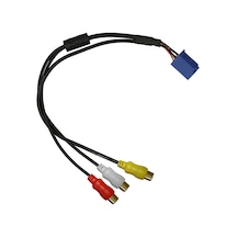Yuntech01 Toyota Araçları İçin 6-pin Mavi A/v Portlu Rca Adaptör Kablosu - Ses Ve Video Bağlantısı Sağlar