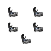 Dolphin Nitril Powergrip Ekstra Kalın Elmas Dokulu Eldiven Siyah Xl Büyük Boy - 50'li 5 Paket