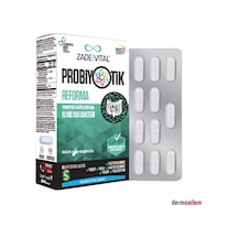 Zade Vital Probiyotik Reforma Takviye Edici Gıda 30 Bitkisel Kapsül