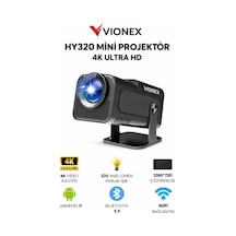 Hy320 Mini 4k Android Taşınabilir Akıllı Projeksiyon Cihazı