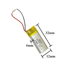 Sertec 601230 3.7V 200 mAh Şarj Edilebilir Lityum Polimer Pil