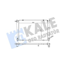 Kale-radyator Radyatör Starex 00-04 H1 2.5 Crdı Ac Klimasız Mek 650x438x26 Al/pl/brz Kale 350520 253104a100 253104a110