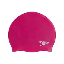 Speedo Moulded Silc Cap Silikon Yüzücü Bonesi 8-70984B495 Pembe