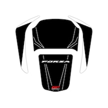 GP Kompozit Honda Forza 250 2018-2022 Uyumlu Tank Pad Seti Siyah-Beyaz