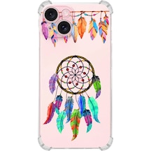 Printify Apple Uyumlu iPhone 15 Devil Eye 6 Şeffaf Köşe Ve Kamera Korumalı Korumalı Antişok Kılıf 0166f
