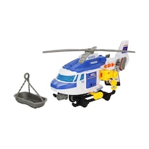 Sesli Işıklı Motorize Kurtarma Helikopteri 20 Cm Vinçli Sedyeli Ses & Işık Efektli Motorize İl