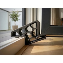 Bezos 3d Baskı Pencere Ve Balkon Kapısı Stoperi Ray Kilitli Kapı Takozu Rüzgar Engelleyici Pencere Tutucu - Siyah Dmc