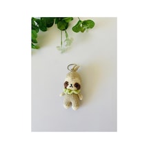 Adenya Sepeti Amigurumi Tembel Hayvan Anahtarlık Çok Renkli