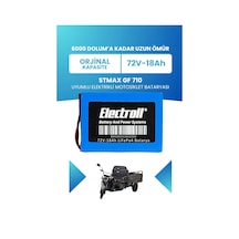 Stmax Gf 710 Batarya Standart Kapasite Lifepo4 72v 18ah Elektrikli Motosiklet Bataryası