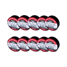 10 Adet Ack Siyah İzole Bant 0.13x19mmx8yds