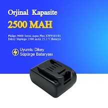 Philips 9000 Serisi Aqua Plus Xw9385/01 Dikey Süpürge 2500 Mah 25.2 V Batarya