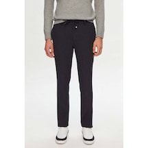 D's Damat Ds Damat Slim Fit Antrasit Beli Lastikli Bağcıklı Fermuarlı Likralı Rahat Jogger Pantolon 2HC03ORTJGR01 Antrasit