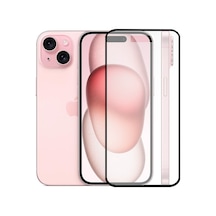 Apple Uyumlu iPhone 15 Tam Kaplayan Tempered Ekran Koruyucu Al3276