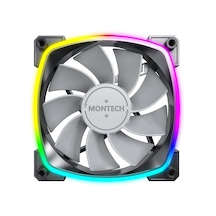 Rx120 Pwm Siyah 120mm Reverse Fan Ters Bıçak Argb Kasa Fanı 1600 Rpm Çok Renkli