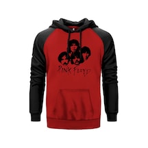 Pink Floyd Group Kırmızı Renk Reglan Kol Sweatshirt
