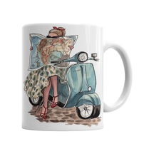 Vespa Travel Kupa Bardak Porselen No33835 Karışık