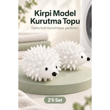 Çamaşır Kurutma Topu Tüy Toplayıcı Ve Kırışık Önleyici Beyaz