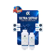 Erkon Kimya Ultra Şeffaf Hızlı Hobby Epoksi 750 Gr
