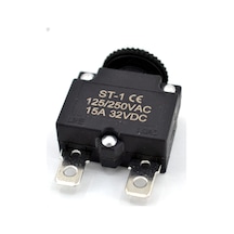 Resetli Termik Sigorta 15a 32v Dc 125/250v Ac