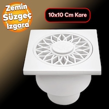 Yer Süzgeci Banyo Izgara Lavabo Pis Su Gideri Kapak Kapağı Alttan Giderli Yer Sifonu