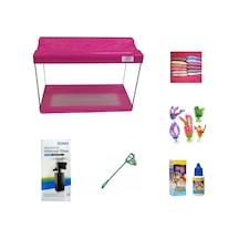 Kanki Pet 3518 Akvaryum Hazır Set Pembe 35 CM