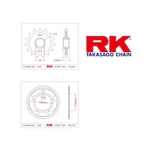 Rk Honda Nc 750 S/x 14/43t Ön Arka Dişli Set 520 14-18
