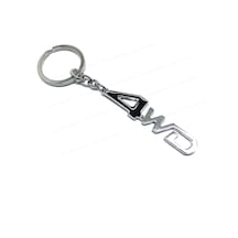 4wd Metal Oto Anahtarlık Siyah Krom