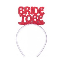 Kırmızı Bride To Be Yazılı Taç. Evadan Bekarlığa Veda Partisi İç