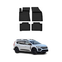 Dacia Jogger 2022-2026 Uyumlu 4d Havuzlu Paspas Kauçuk Siyah 5 Parça