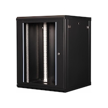 - 15u 19\" Duvar Tipi Rack Kabinet Genişlik: 600 Mm Derinlik: 600 Mm Siyah