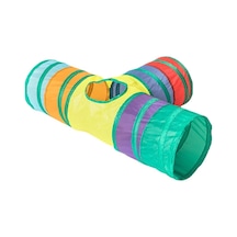 Yystore Evcil Kedi Tüneli T Şeklinde Yol 80 CM