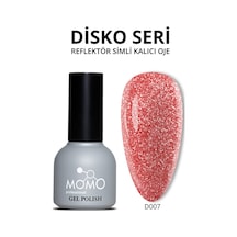 Momo Professional Disco Kalıcı Oje D007 Kırmızı Reflective Flash Gel Polish 10 Ml