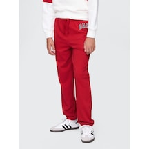 Gap 743964006 V-frch Ft Bas Heritage Logo Jog Erkek Çocuk Eşofman Altı Kırmızı