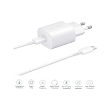 Samsung Galaxy S22 Uyumlu Type-c Ultra Hızlı Şarj Seti 22.5w 3.0 Amper Şarj Adaptörü Ve Kablo