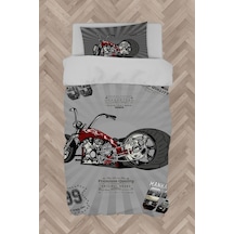Mekta Home Bebek Ve Çocuk Odası Motor Desenli Nevresim Takımı
