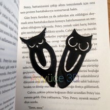 Ayyüce 3d, Harry Potter Baykuş Kitap Ayracı , 2'li Set, Siyah
