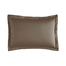 Linens Mix&match Pamuk Saten 2'li Volanlı Yastık Kılıfı Seti Kahve