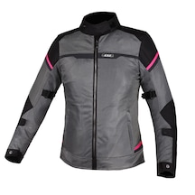 Ls2 Riva Kadın Siyah-gri-pembe 4 Mevsim Motosiklet Montu
